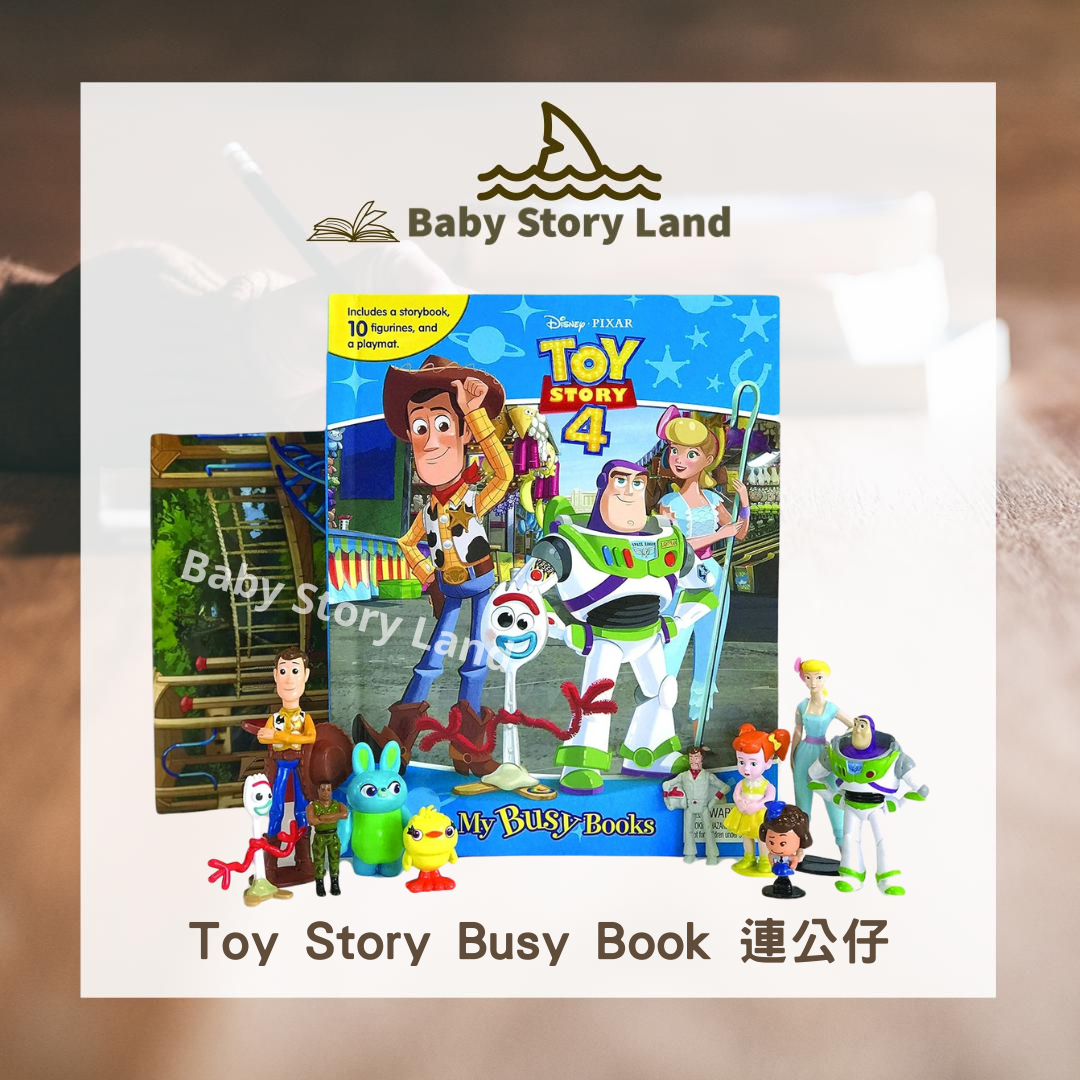 Toy Story 4 My Busy Book 連公仔📚 - Baby Story Land