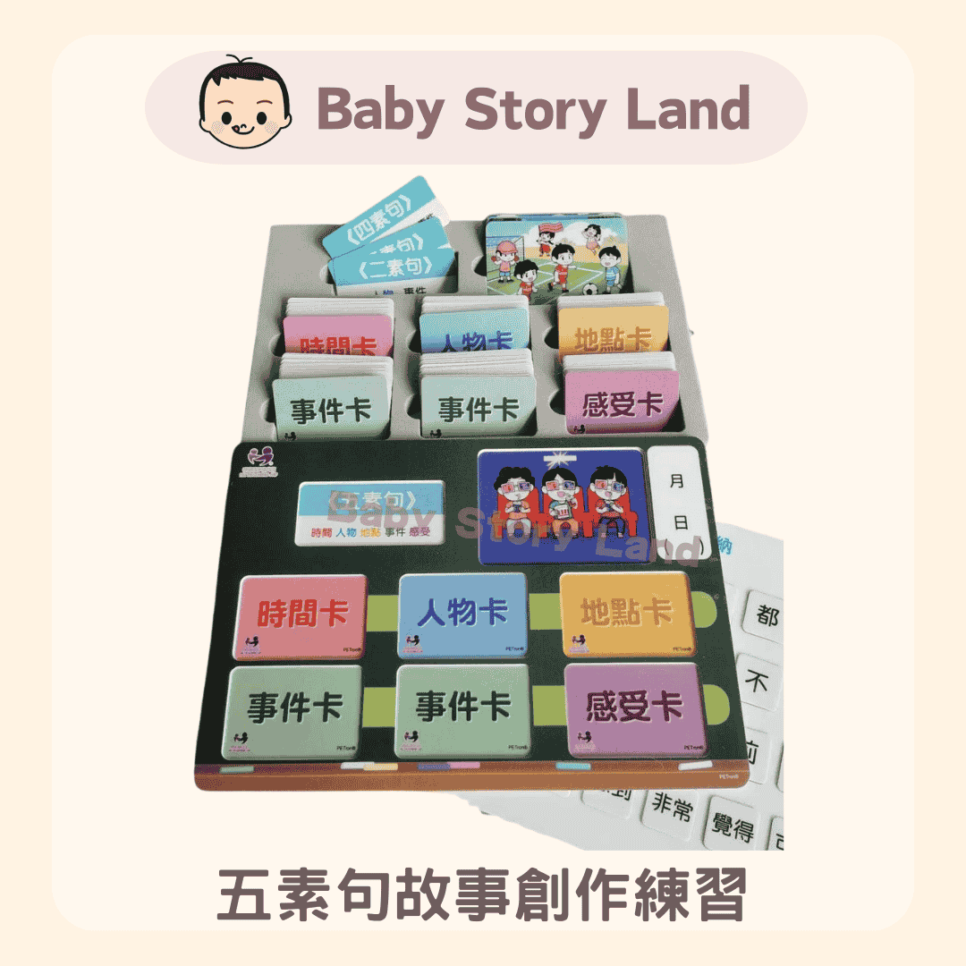 中文升小教具—【五素句故事創作練習 】 (1)