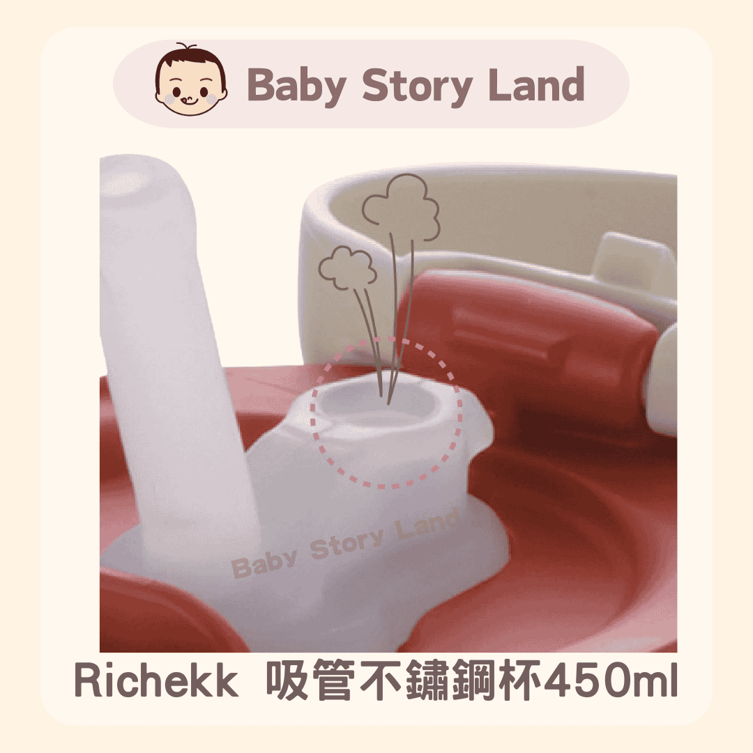 日本直送🇯🇵 -RICHELL T.L.I 吸管不鏽鋼杯450ml (櫻桃) (2)